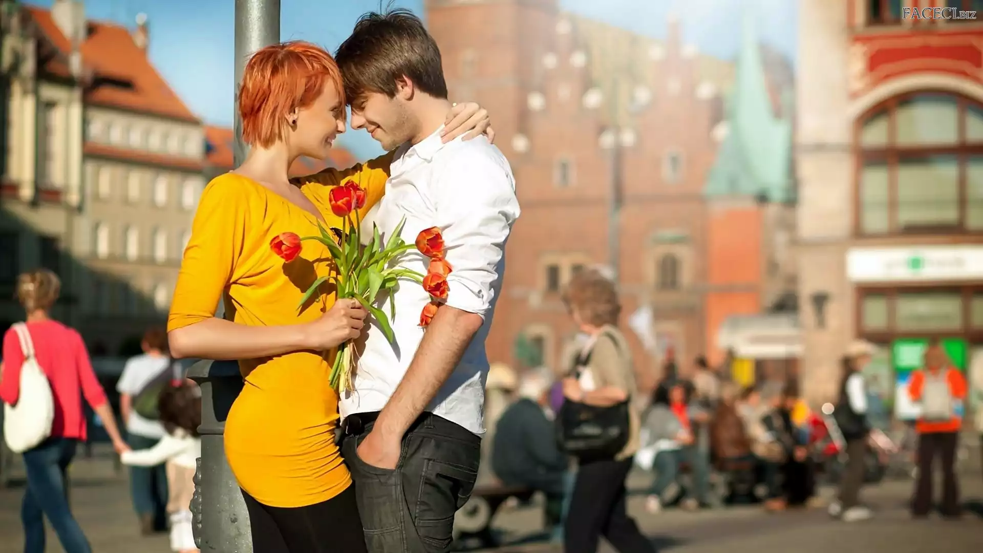 Zakochana, Rozmycie, Rynek Miasta, Para